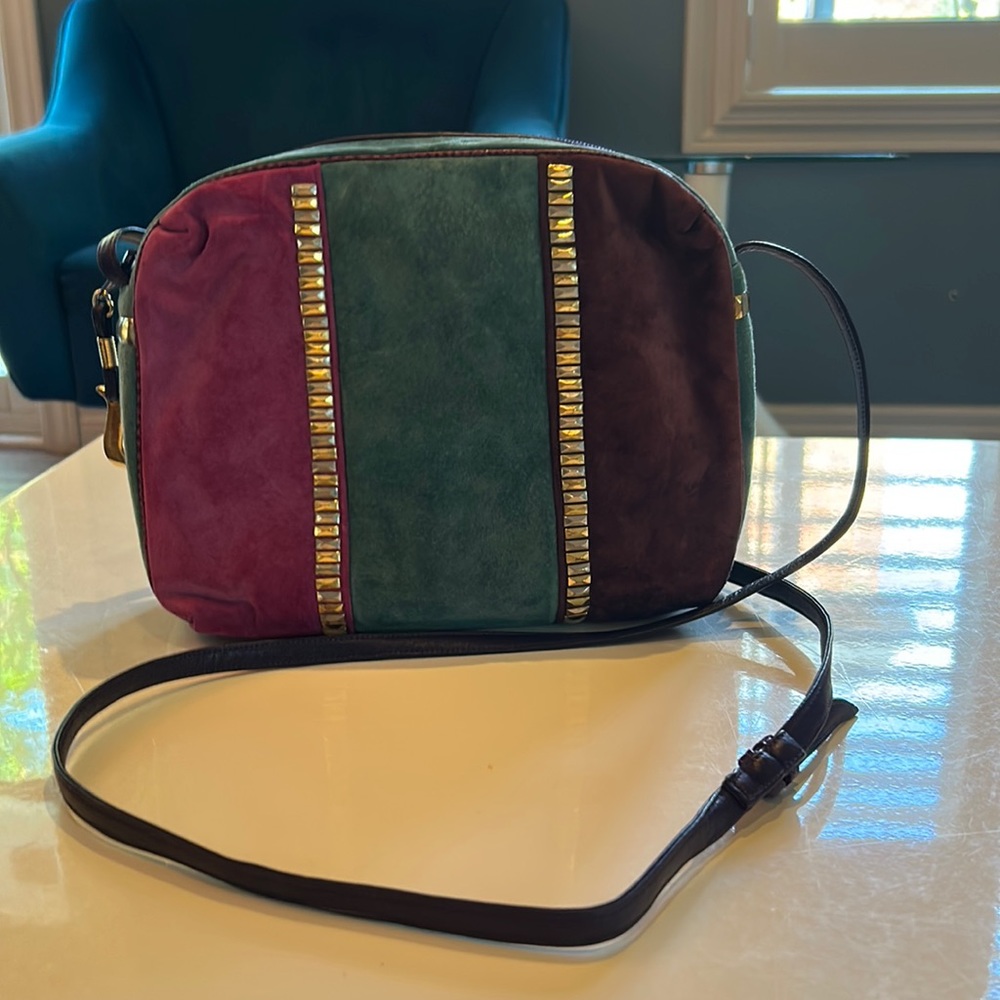 Vintage, 1980 Sharif Suede Bag